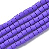 Handmade Polymer Clay Bead Strands X-CLAY-ZX006-01G-2