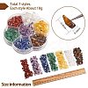 126G 7 Style Chakra Natural Gemstone Chip Beads G-SZ0002-05-2