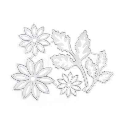 Flower Frame Metal Cutting Dies Stencils DIY-WH0017-05-1