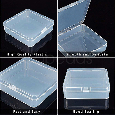 Polypropylene(PP) Plastic Boxes CON-WH0068-43B-1