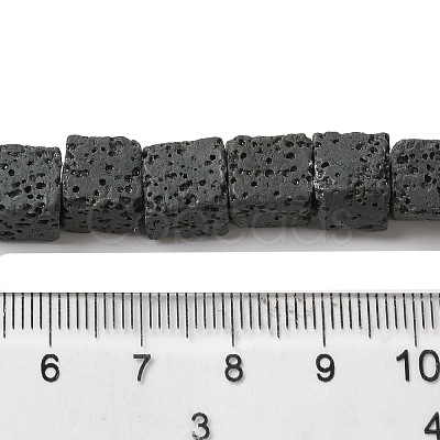 Dyed & Natural Lava Rock Beads Strands G-L435-01-8mm-23-1