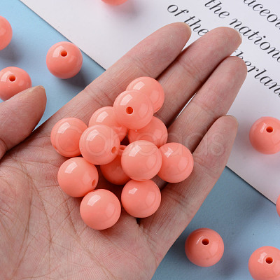 Opaque Acrylic Beads MACR-S370-C16mm-SS2109-1