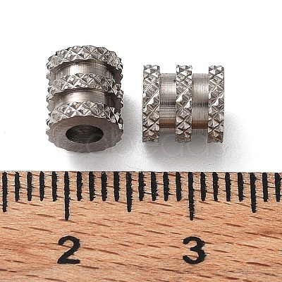 Non-Tarnish 303 Stainless Steel Beads STAS-Q302-04B-P-1