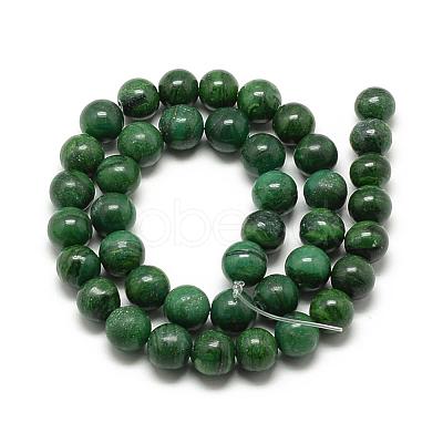 Natural African Jade Beads Strands G-R432-12-12mm-1