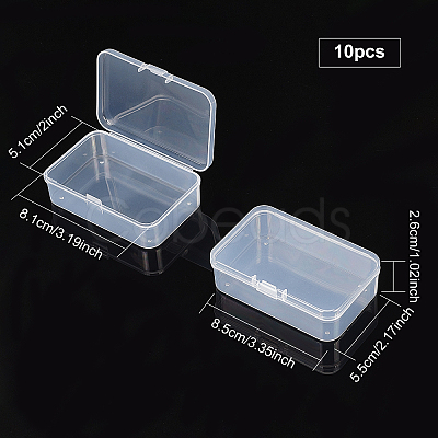 Transparent Plastic Bead Containers CON-WH0073-79-1