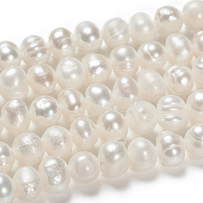 Grade A Natural Cultured Freshwater Pearl Beads Strands SPPA001Y-1A-1