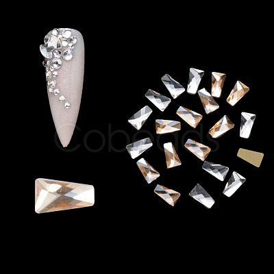 Flat Back Glass Rhinestone Cabochons MRMJ-Q072-35-1