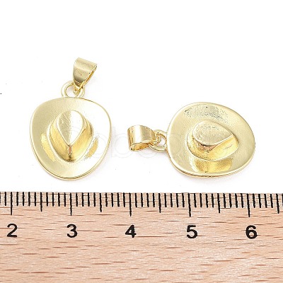 Rack Plating Brass Pendants KK-H474-09G-1