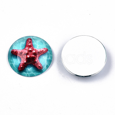 Glass Cabochons GGLA-S036-19A-1