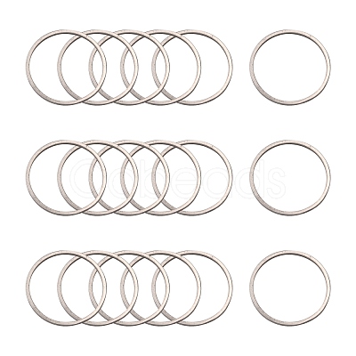 Tarnish Resistant 304 Stainless Steel Linking Ring X-STAS-S079-12A-1