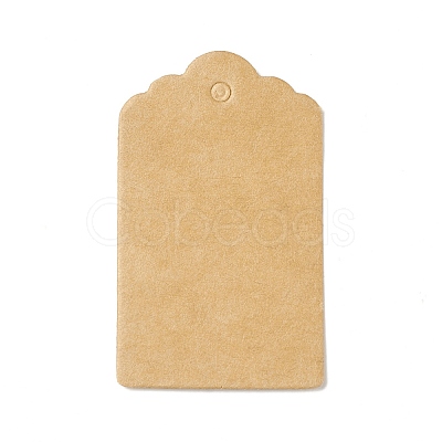 100Pcs Kraft Paper Flower Head Gift Tags CDIS-B001-01B-1