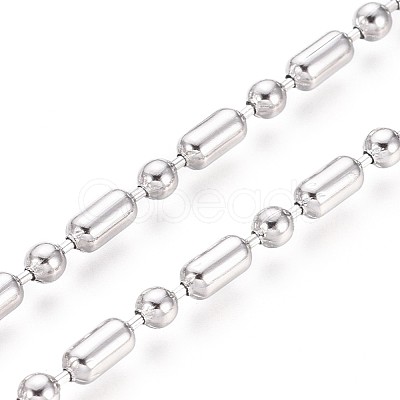 Non-Tarnish 304 Stainless Steel Ball Chains CHS-L024-025A-1