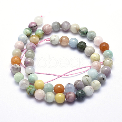 Natural Mixed Stone Beads Strands G-K224-05-8mm-1