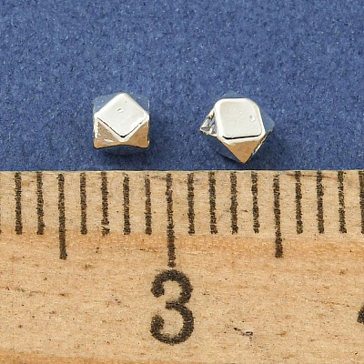 Rack Plating Brass Spacer Beads FIND-T071-03P-RS-1