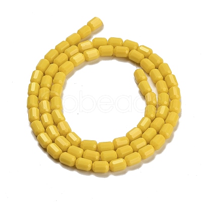 Opaque Glass Beads Strands GLAA-G112-04O-1