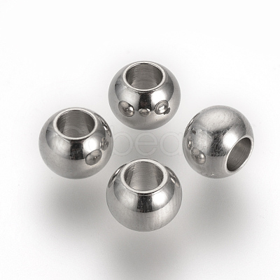 Tarnish Resistant 201 Stainless Steel Spacer Beads X-STAS-R071-36-1