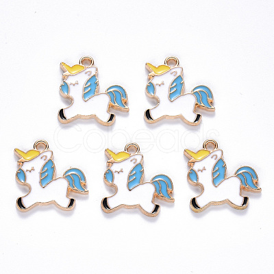 Alloy Enamel Pendants X-ENAM-N054-013A-1