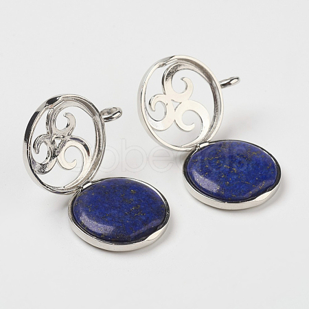 Natural Lapis Lazuli Pendants G-G910-I08-1