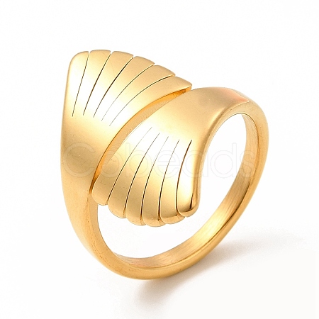 Ion Plating(IP) 304 Stainless Steel Finger Rings for Women Men RJEW-C049-24A-G-1