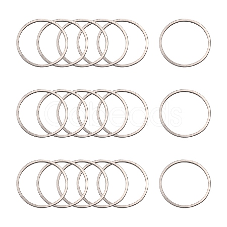 Tarnish Resistant 304 Stainless Steel Linking Ring X-STAS-S079-12A-1