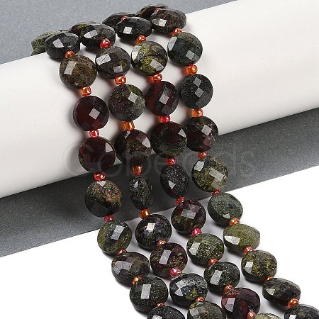 Natural Dragon Blood Beads Strands G-B094-A21-01-1