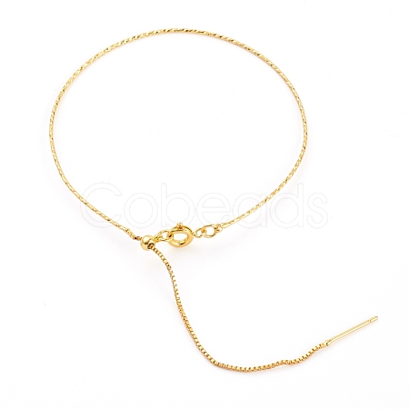 Brass Slider Bracelet/Bolo Bracelet Making BJEW-Z008-04G-1