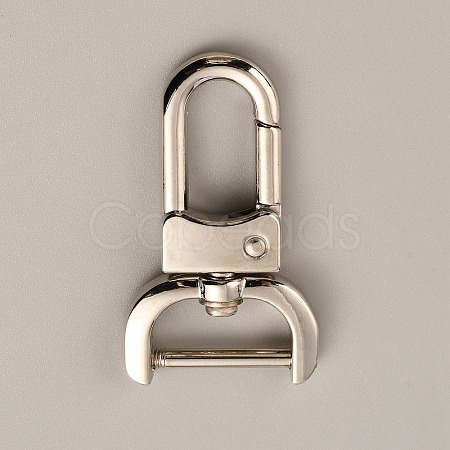 Zinc Alloy Swivel Lobster Claw Clasps FIND-WH0145-85C-P-1