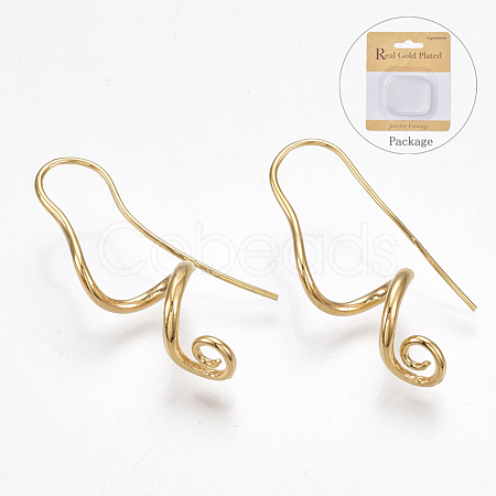 Brass Earrings X-KK-T038-241G-1