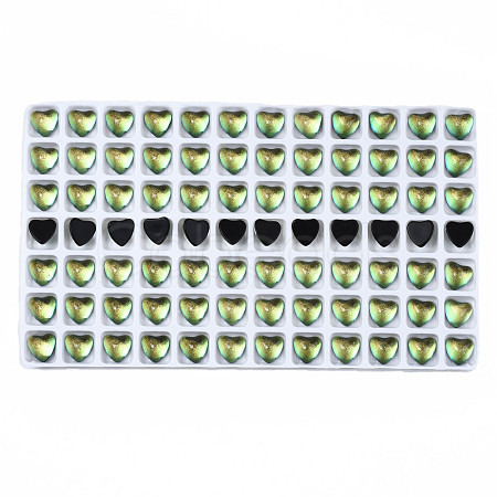 Translucent K9 Glass Cabochons GGLA-Q084-004C-1