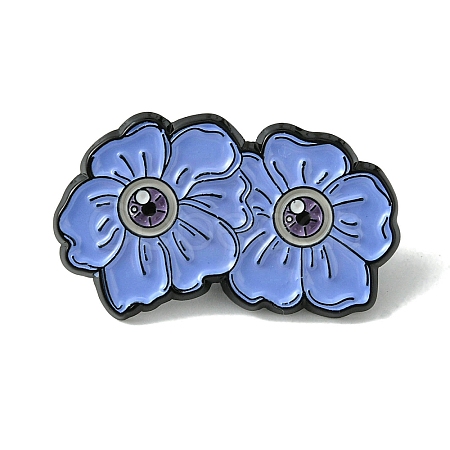 Black Alloy Brooches JEWB-O013-19D-1