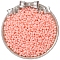 Baking Paint Glass Seed Beads, Round Hole, Peanut, Light Salmon, 6x4mm, Hole: 1mm, about 100pcs/set