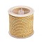 11M Polyester Braided Cord with Cotton Core, Gold, 2.5mm, about 10.0465 Yards(11m)/Roll