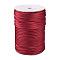 Polyester Fiber Ribbons, Dark Red, 3/8 inch(11mm), 100m/roll