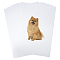 A3 PET Printable Heat Transfer Papers, Blank Iron on Vinyl for Printers, Ghost White, 422x301mm