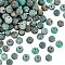 Olycraft Frosted Natural African Turquoise(Jasper) Round Beads, 8mm, Hole: 1mm, 100pcs/box