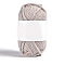 Wool Knitting Yarn, for Weaving, Knitting & Crochet, Silver, 5mm, about 54.68 Yards(50m)/Skein