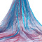 Polyester Organza Fabric, for Clothing Accessories, Marine Blue, 150~152x0.02cm, 3m/sheet