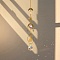 Glass Suncatcher, Brass Butterfly Wind Chime Hanging Pendant Decoration, Golden, 390mm