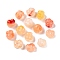 Transparent Acrylic Beads, Conch, Coral, 7.5x7.5x7.5mm, Hole: 1.5mm, about 2500pcs/500g