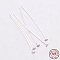 925 Sterling Silver Flat Head Pins, Silver, 25x1.5x0.7mm, Head: 1.5mm, about 170~180pcs/20g