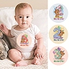 1~12 Months Number Themes Baby Milestone Stickers DIY-H127-B12-4