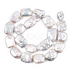 Natural Baroque Pearl Keshi Pearl Beads Strands PEAR-S020-D07-2