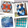 Gorgecraft 5 Bags 5 Styles Paper Quilting Templates DIY-GF0008-74-5