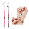 DICOSMETIC 2Pcs 2 Styles Iron Bracelet Tool Jewelry Helper Alligator Clip AJEW-DC0001-55-1