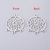 Tibetan Style Alloy Chandelier Components Links X-TIBE-A30127-S-NR-2