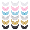 ARRICRAFT 36Pcs 6 Colors Plastic Angel Wings Ornament DIY-AR0002-99B-1
