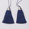 Nylon Tassels Big Pendant Decorations HJEW-G010-A04-1