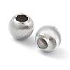 Rhodium Plated 925 Sterling Silver Beads STER-K173-01D-P-2