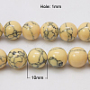 Synthetic Turquoise Beads Strands TURQ-H038-10mm-XXS12-2