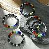 5Pcs 5 Style Natural & Synthetic Mixed Stone Beaded Stretch Bracelets Set BJEW-JB09636-4